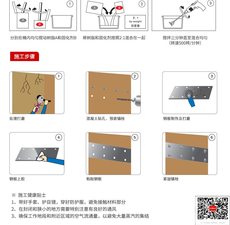 包钢崂山粘钢加固施工过程